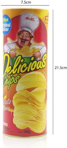 davidamy's gift Prank Toy Funny Potato Chip Cans Scary Trick Jump Spring Snake Toy April Fool Day Halloween Party Halloween Screaming Jokes Prank Toy Large Size (Jump Spring Snake) in Kuwait