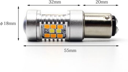 Alla Lighting T25 3457 3157 Switchback LED Turn Signal Lights Dual Color 6000K White/Amber Yellow 12V 4157NAK 3457AK 4057 3057 3757AK 5702AK 4157AK Extremely Super Bright 2835 28-SMD Upgrade in Saudi Arabia