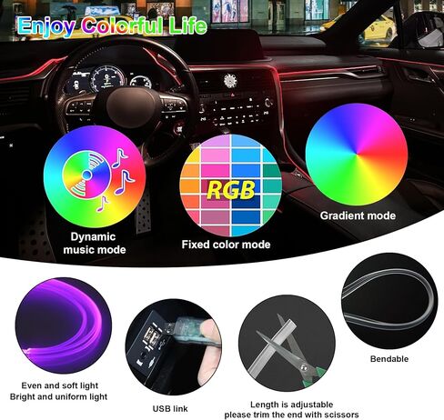 LivTee Car Led Interior Lights，4pcs 48 LED Multicolor Music Car Interior Accessories Under Dash Lighting Waterproof Kit with Sound Active Function and Wireless Remote Control, Car Charger Included in Saudi Arabia