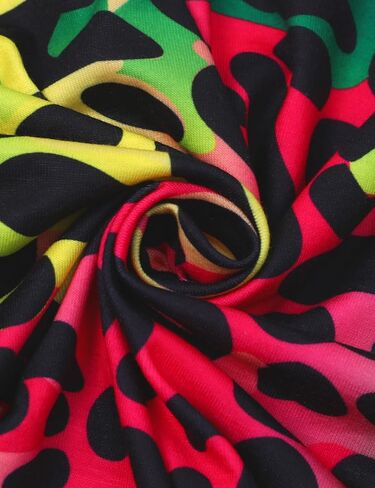 COSLAND Girls' Holiday Dress Kids Long Sleeve Printed Dresses, X-Small-Large in Kuwait