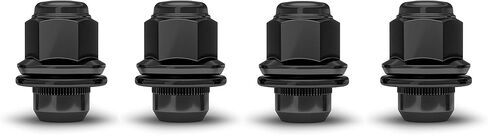 White Knight 5306 Chrome M12x1.25 OEM Factory Style Mag Lug Nut with Washer, 4 Pack in Kuwait