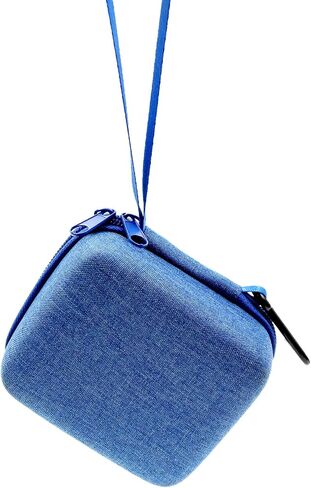 Hard Case Bag and Silicone Shell Cover Compatible with Bitzee Digital Pet Interactive Virtual Toy, Storage Holder for Bitzee Virtual Electronic Pets and Accessories (Blue) in Saudi Arabia