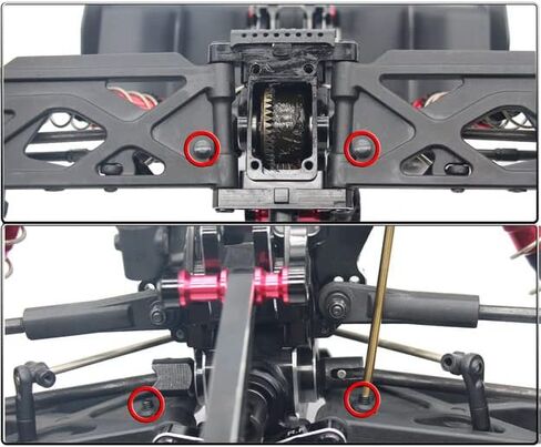 مسمار متدلي بقاعدة مقببة SAON565DS للسباق الساخن لـ 1/8 Arrma 6s in Saudi Arabia