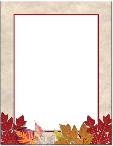 Autumnal Letterhead Laser & Inkjet Printer Paper (100 Sheets) in Saudi Arabia