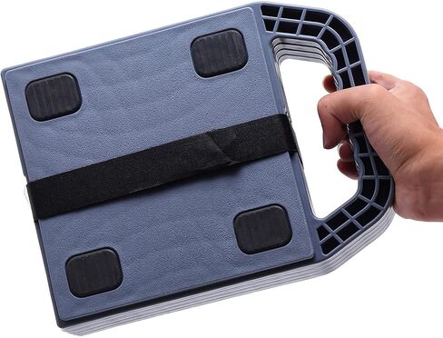 GarfatolRv Large RV Jack Pads with Built-in Handle Prevent Jacks from Sinking 11.8 Inch x 11.8 Inch Camper Jack Pads Blue (Pack of Two) in Kuwait