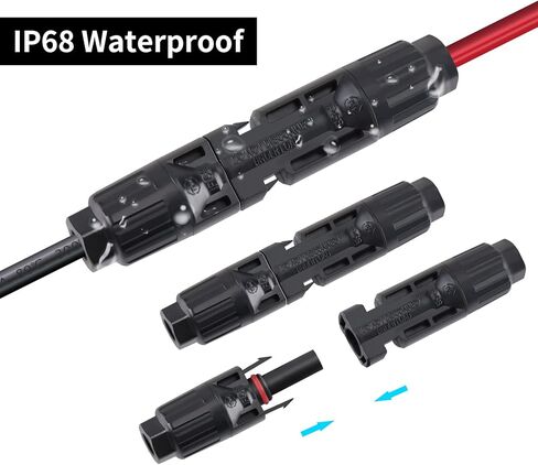 Solar to XT60 Charge Extension Cable 25FT 12AWG XT60 Adapter to Solar Panel Connector Cable Compatible with Ecoflow River Delta Series Bluetti Power Station Solar Panel 7.62m (12AWG)/25FT in Kuwait