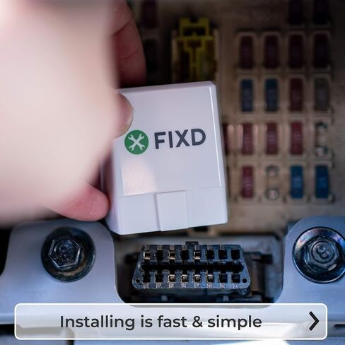 ماسح ضوئي FIXD Bluetooth obd2 للسيارة - قارئ رموز السيارة وأدوات المسح الضوئي لهواتف iPhone وAndroid - أداة تشخيص تلقائية obd2 لاسلكية لفحص المحرك وإصلاح جميع السيارات والمركبات '96 أو الأحدث (حزمة واحدة) in Kuwait