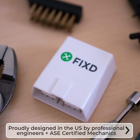 ماسح ضوئي FIXD Bluetooth obd2 للسيارة - قارئ رموز السيارة وأدوات المسح الضوئي لهواتف iPhone وAndroid - أداة تشخيص تلقائية obd2 لاسلكية لفحص المحرك وإصلاح جميع السيارات والمركبات '96 أو الأحدث (حزمة واحدة) in Kuwait