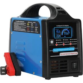 شاحن بطارية السيارة 12 فولت 24 فولت، صيانة بطارية السيارة شديدة التحمل 0-15 أمبير، مع أوضاع شحن سريعة ومتقطعة، إيقاف تلقائي، لسيارة شاحنة RV دراجة نارية AGM دورة عميقة in Kuwait