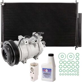 A/C Kit w/AC Compressor Condenser & Drier For Honda Pilot 2009 2010 2011 2012 2013 2014 2015 - BuyAutoParts 60-82617R6 New