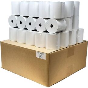 (50 GSM) 3 1/8 x 273 thermal paper roll 50 pack - extra long 50 rolls Premium Quality Thermal Paper Rolls - Star Micronics TSP 100 300 500 600 700 CT-S300 Bpa Free