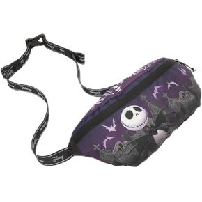 The Nightmare Before Christmas Lightweight Packable Hip Pack/Crossbody, black, A25213