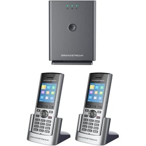 Grandstream DP752 Long-Range DECT Base Station + 2 x DP730 Units DECT HD Handset (2 x DP730)