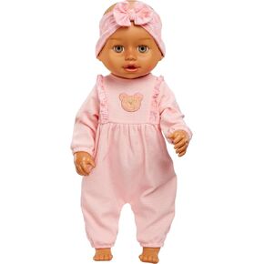 Baby Born Learn to Walk Baby Doll Olivia - Gray-Green Eyes: Realistic Features for Kids Ages 3+, Walks, Crawls, Sits & Kicks, Eyes Open & Close, Multiple Sound Effects
