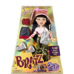 Bratz 20 Yearz Special Anniversary Edition Original Fashion Doll Jade with Accessories and Holographic Poster | Collectible Doll | For Collector Adults and Kids of All Ages