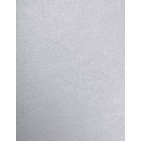 LUXPaper 8.5" x 11" Paper | Letter Size | Silver Metallic | 80lb. Text | 250 Qty