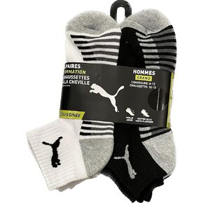 PUMA 6 PAIRS TRAINING QUARTER CREW SOCKS - SHOE 8-12 in Saudi Arabia