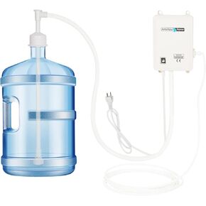 Bottle Water Dispenser Pump 110V 40psi 1 GPM for Home/Office Kitchen Refrigerator Coffee Maker for 3 or 5 Gal Water Bottle Single Inlet (Bottle Not Included)