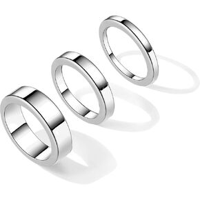 14K Gold Rings for Women Non Tarnish Gold Stackable Rings for Women Trendy Dainty Thumb Pinky Statement Band Ring Minimalist Jewelry
