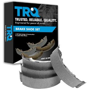 TRQ Rear Brake Shoes Compatible with 2015-2021 Ram ProMaster City