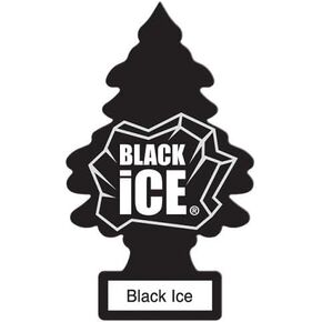 LittIe Trees Car Freshener, Black Ice Scent, 10-Pack