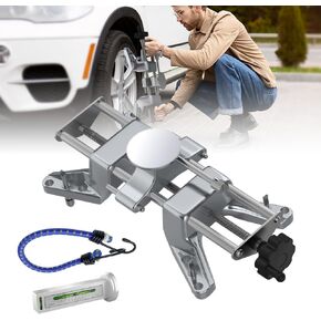 1pcs Wheel Alignment Clamp Tool,Wheel Clamp Alignment & Magnetic Adapter for Accurate Camber and Caster Gauges,Camber Alignment Tool for 12-25 Inch Rims,Wheel Alignment Tools Automotive Kit