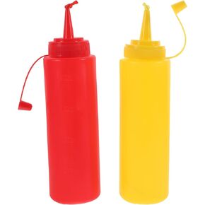 Toyvian Weird Stuff Weird Stuff Fart Spray Fart Spray Fake Ketchup 2Pcs Fake Mustard Prank Ketchup Bottle Prank Stuff and Ketchup Bottle Ketchup Squirt Prank Toys Fart Spray Fart Spray