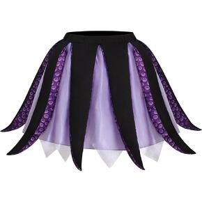 Ursula Costume Women Ursula Skirt With Tentacles Ursula Tutu for Adult