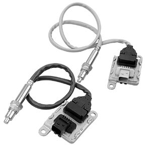 HQPASFY 5WK97338A 5WK97339A Inlet & Outlet NOx Sensor Nitrogen Oxide Sensor Compatible with Mercedes-Benz, Freightliner Cascadia, Western Star Engine Detroit Diesel DDE DD13 DD15