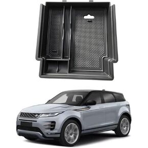 Vesul Center Console Organizer Armrest Tray Compatible with 2020 2021 2022 2023 Land Rover Range Rover Evoque ABS Secondary Storage Tray Insert Glove Pallet