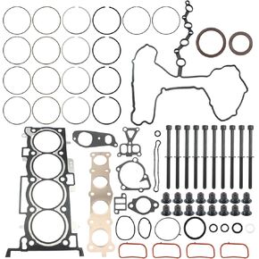 HS54741B CS26333-1 ES72465-1 Head Gasket Bolts & Piston Rings Set for Hyundai Santa Fe Sonata Tucson for Kia Optima Sorento Sportage 2011-2015