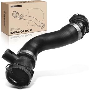 A-Premium Lower Radiator Coolant Hose Compatible with BMW E60 525i, 525xi, 530i, 530xi, 2006 2007 L6 3.0L, Replace# 17127521778