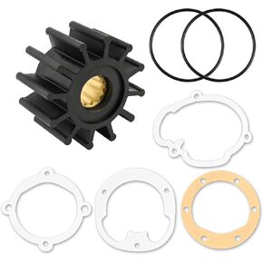 2-1/4" 21951346 Water pump impeller compatible with Volvo Penta 825940, 860203 4.3L 5.0L 5.7L and more ，compatible with Johnson 09-1027B, 09-1027B.compatible with Sierra 18-3081 129470-42530