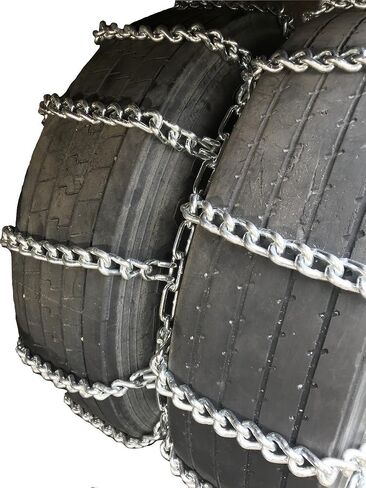 TireChain.com 275/70R22.5, 275/70 22.5 Extra Heavy Duty Mud Dual Tire Chains in Saudi Arabia