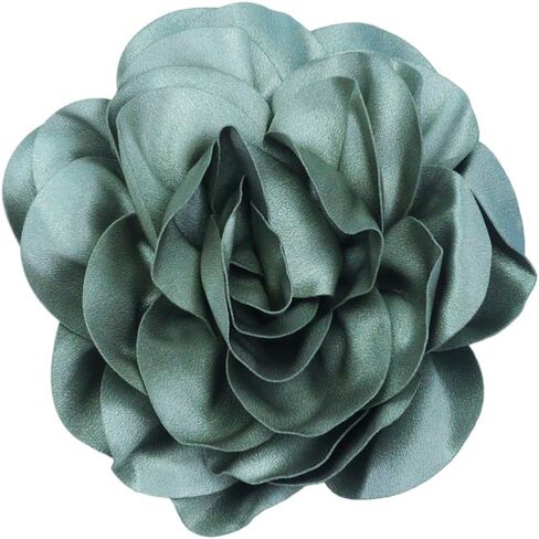 Lightweight Fabric Rose Flower Large Brooch Dual Purpose Brooch Hairpin Elegant Handmade Flower Brooches Pin for Women Dress Suit Ceremony Delicate Accessories Jewelry Special Day Gift 100mm 190mm in Saudi Arabia