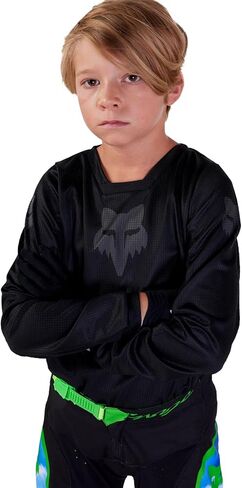 Fox Racing Boys' Youth Blackout Motocross Jersey in Saudi Arabia