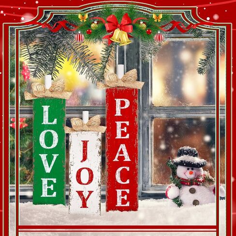 3 Pcs Christmas Tiered Tray Decor Christmas Tabletop Decor Rustic Farmhouse Wooden Table Block Sign and Centerpieces for Xmas Home Shelf Kitchen Decor in Saudi Arabia
