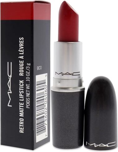 MAC Retro Matte Lipstick Ruby Woo, 1 Count, Multicolor, 0.10 Ounce in Kuwait