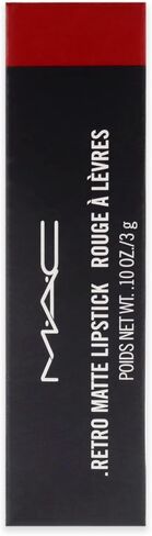 MAC Retro Matte Lipstick Ruby Woo, 1 Count, Multicolor, 0.10 Ounce in Kuwait