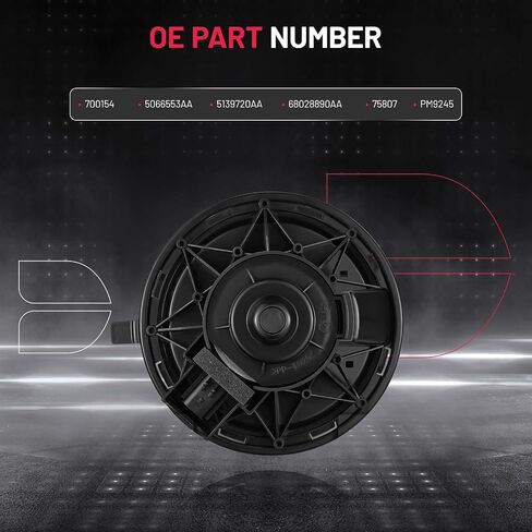 BDFHYK AC سخان منفاخ مروحة المحرك 700154 متوافق مع Jeep 2002-2007 Liberty 2002-2006 TJ 2002-2006 Wrangler، استبدال مجموعة محرك منفاخ HVAC لـ 68028890AA 75807 PM9245 5066553AA in Saudi Arabia