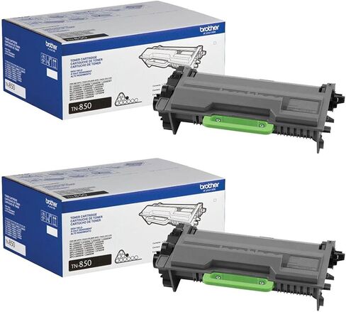Brother Genuine High Yield Toner Cartridge, TN850, Replacement Black Toner, Page Yield Up to 8, 000 Pages, Amazon Dash Replenishment Cartridge in Kuwait