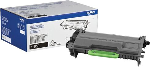 Brother Genuine High Yield Toner Cartridge, TN850, Replacement Black Toner, Page Yield Up to 8, 000 Pages, Amazon Dash Replenishment Cartridge in Kuwait