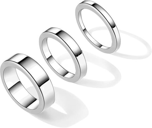 14K Gold Rings for Women Non Tarnish Gold Stackable Rings for Women Trendy Dainty Thumb Pinky Statement Band Ring Minimalist Jewelry in Kuwait