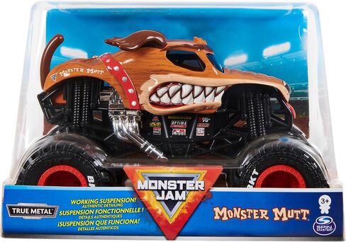 Monster Jam, Official Monster Mutt Monster Truck, Die-Cast Vehicle, 1:24 Scale in Saudi Arabia