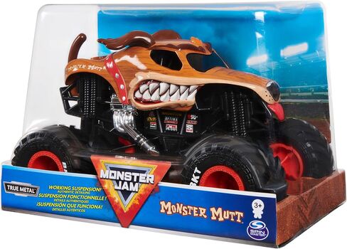 Monster Jam, Official Monster Mutt Monster Truck, Die-Cast Vehicle, 1:24 Scale in Saudi Arabia