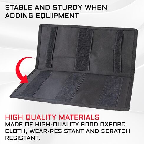 Car Sun Visor Organizer, Nylon Tactical Molle Visor Organizer Panel Storage Pouch Holder, Visor Organizer for Trucks, Universal Car Interior Accessories（Black in Kuwait