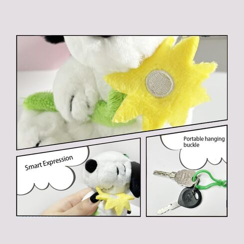 سلسلة مفاتيح على شكل سنوبي من القطيفة الملونة مقاس 5 بوصات من MINISO، باتن عباد الشمس in Kuwait