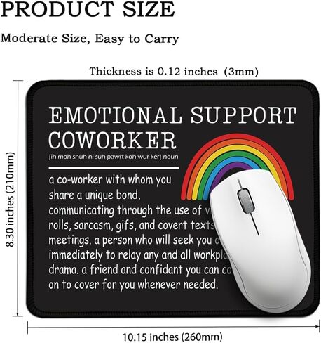لوحة ماوس مستطيلة من Chaos Coordinator، حصيرة ماوس لألعاب الكمبيوتر المحمول المضحكة هدية لصديق زميل في العمل، هدية شكر لمدير المدير والمعلمة والممرضة الأم، ملحقات المكتب ديكور المكتب المنزلي in Kuwait