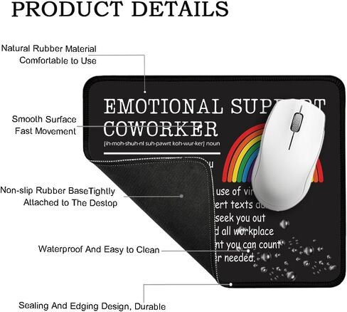 لوحة ماوس مستطيلة من Chaos Coordinator، حصيرة ماوس لألعاب الكمبيوتر المحمول المضحكة هدية لصديق زميل في العمل، هدية شكر لمدير المدير والمعلمة والممرضة الأم، ملحقات المكتب ديكور المكتب المنزلي in Kuwait