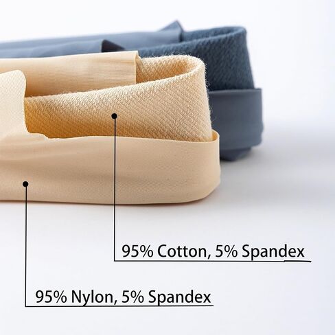 No Show Socks Womens 6 Paris Ice Feeling Surface for Flats Loafers Footies Socks Non Slip Low Cut Socks in Saudi Arabia